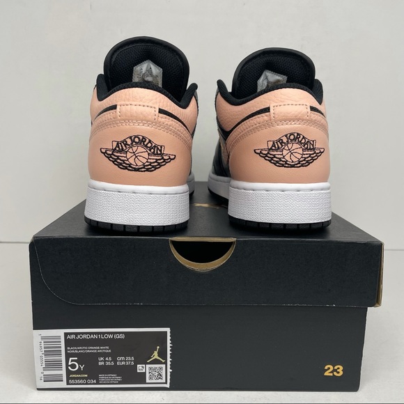 Nike Air Jordan 1 Retro Low GS “Crimson Tint” NEW - Picture 4 of 4